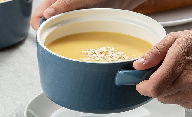 Experience Convenience and Balance with Dowan's Two Handled Soup Bowls - Dowan®