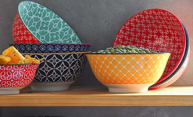 Versatile Usage and Vibrant Designs: Dowan's Ceramic Mixing Bowls - Dowan®
