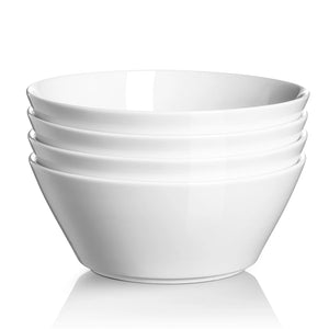 porcelain bowll, porcelain bowls, porcelain food bowl, porcelain serving bowls, 32 oz bowls