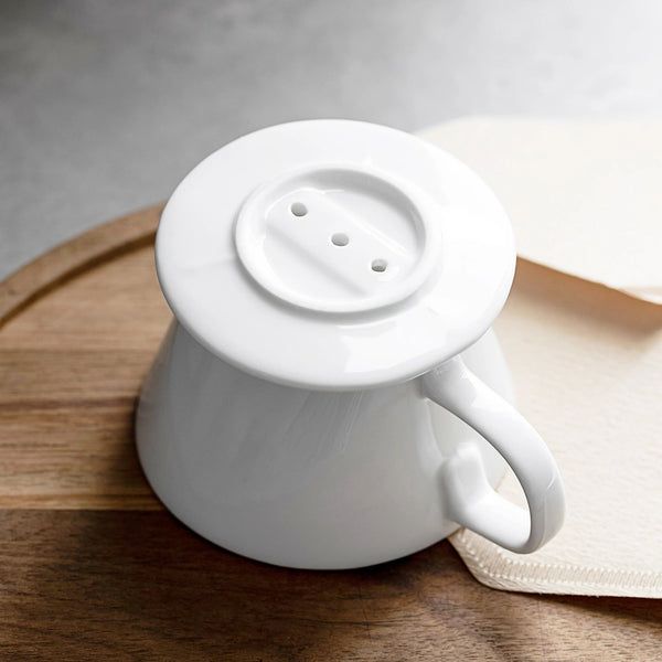 Ceramic Pour Over Coffee Dripper - Set of 1 - Drinkware