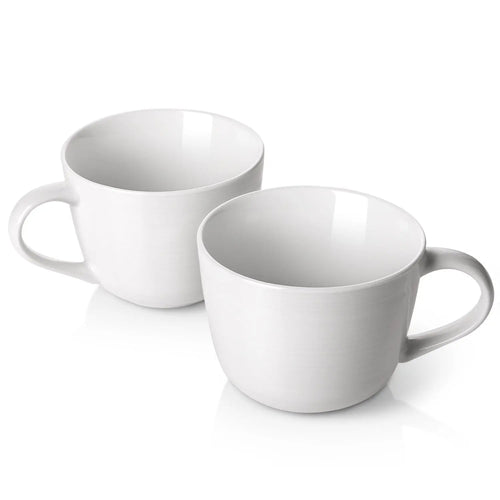 White Coffee Mug Set - Set of 2 - 