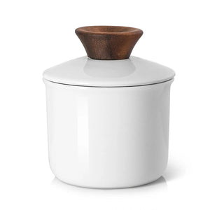 French Butter Bell with Wooden Lid - Set of 1 - Bakeware