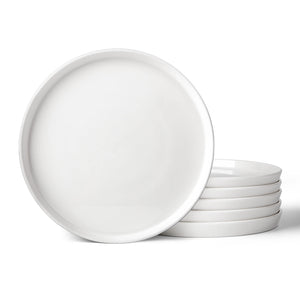 Wedding White Dinner Plates - Set of 6