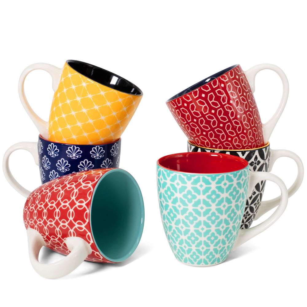 Mosaian Coffee Mugs - Set of 6