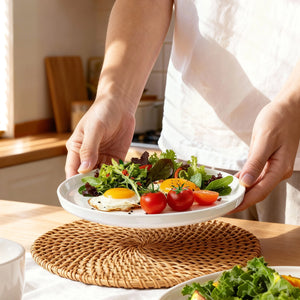 Wedding White Dinner Plates - Set of 6
