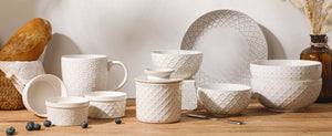 White French Butter Crock - Set of 1