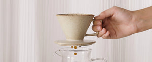 Gray Reactive Glaze Coffee Filter - Set of 1