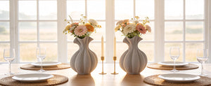 Pumpkin Short-Neck Vase - Set of 1