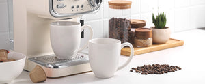 Wedding White Coffee Mugs - Set of 6