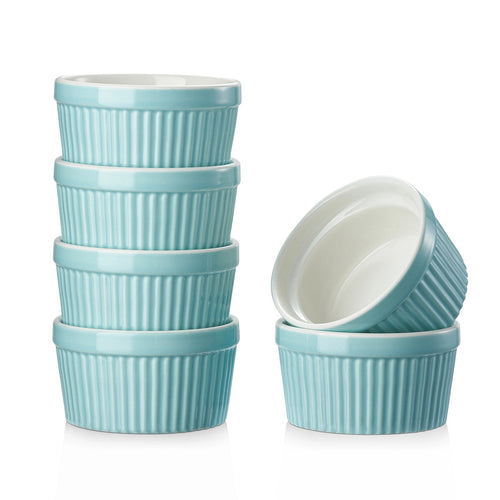 blue ramekins, porcelain ramekins, porcelain ramekins oven safe